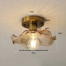 GobekUsa Glass LED Ceiling Lamp Modern Copper Socket Ceiling Lights