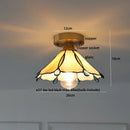 GobekUsa Glass LED Ceiling Lamp Modern Copper Socket Ceiling Lights