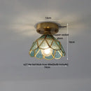 GobekUsa Glass LED Ceiling Lamp Modern Copper Socket Ceiling Lights