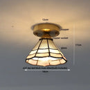 GobekUsa Glass LED Ceiling Lamp Modern Copper Socket Ceiling Lights