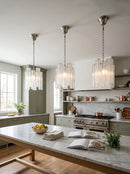 Vintage Transparent Murano Chandelier