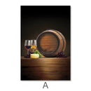 Vintage Wine Canvas