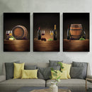 Vintage Wine Canvas