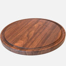 Small Round Walnut Charcuterie Board