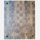 Extra Large Walnut Wood End Grain Butcher Block Cutting Board with Juice Groove