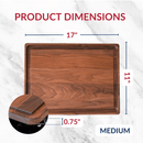 Medium Walnut Wood Cutting Board