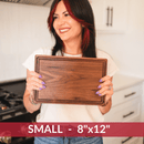 Small Walnut Wood Cutting Board