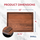 Small Walnut Wood Cutting Board