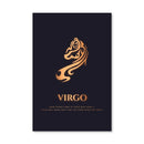 Virgo - Gold Canvas