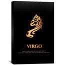 Virgo - Gold Canvas