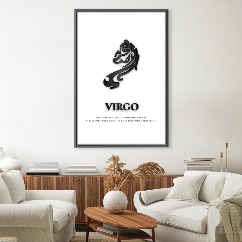 Virgo - White Canvas