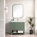 James Martin Breckenridge 36" Single Bathroom Vanity, Smokey Celadon