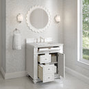 James Martin Bristol 30" Single Bathroom Vanity, Bright White