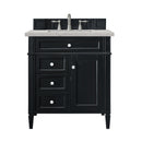 James Martin Brittany 30" Single Bathroom Vanity, Black Onyx