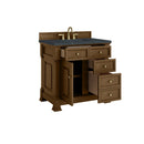 James Martin Brookfield 36" Single Bathroom Vanity, Honey Oak