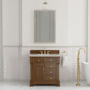 James Martin Brookfield 36" Single Bathroom Vanity, Honey Oak