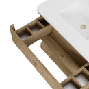 James Martin Allamari 72" Floating Double Bathroom Vanity, Dune Mist