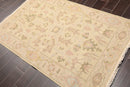 3'10" x 5'10" Hand Knotted 100% Wool Reversible Area Rug Dusty Green