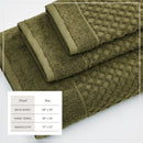 Cotton Diamond Waffle Weave Bath Towel Set - Grayson Collection by Great Bay Home