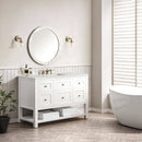 James Martin Breckenridge 48" Single Bathroom Vanity, Bright White