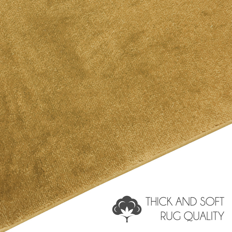 Sussex Home, Landing Rug, Slip Resistant Indoor Carpets Includes Adhesive Tape  2' x 3'-Solid Collection |Beige