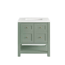 James Martin Breckenridge 30" Single Bathroom Vanity, Smokey Celadon
