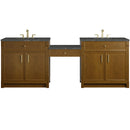 James Martin Bellshire 96" Double Bathroom Vanity, Honey Oak