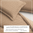 100% Cotton Honeycomb Waffle Duvet Set - Mattea Collection by Great Bay Home