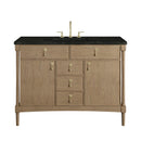 James Martin Kinnsden 48" Single Bathroom Vanity, Weathered Oak
