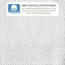 100% Cotton Woven Texture Bath Towel Set - Marbella Collection by Great Bay Home