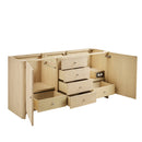 James Martin Gracyn 72" Double Bathroom Vanity, Coastal Driftwood