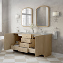 James Martin Gracyn 72" Double Bathroom Vanity, Coastal Driftwood