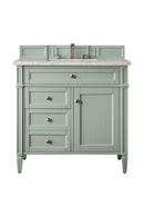 James Martin Brittany 36" Single Bathroom Vanity, Sage Green
