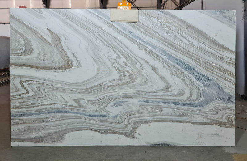 Volakas Bookmatching Polished Marble Slab