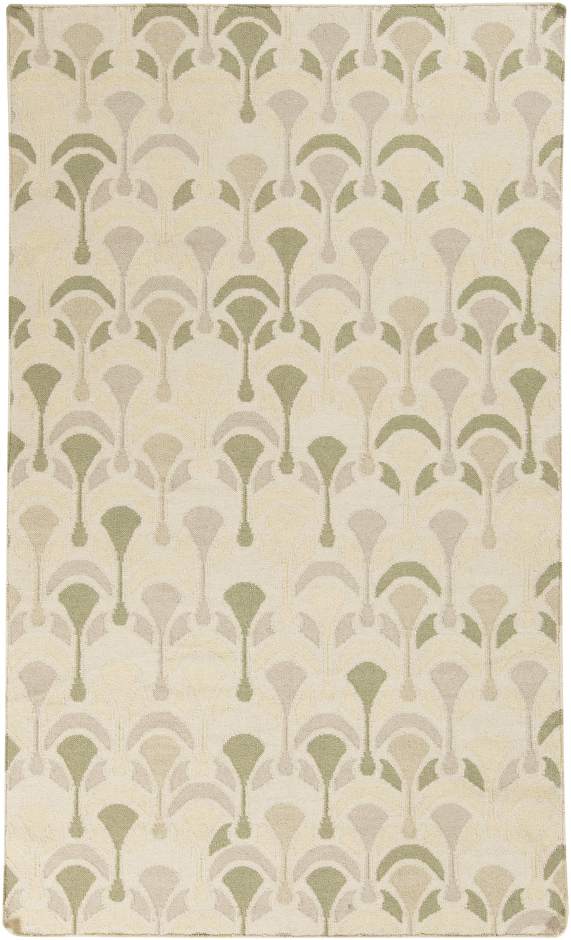 Aledo Modern Olive Beige Area Rug