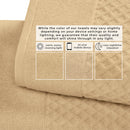 Cotton Diamond Waffle Weave Bath Towel Set - Grayson Collection by Great Bay Home