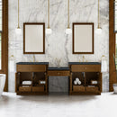 James Martin Bellshire 96" Double Bathroom Vanity, Honey Oak