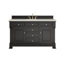 James Martin Brookfield 60" Single Bathroom Vanity, Black Onyx