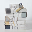 Decorative Cotton Stripe Bath Towel Set - Noelle Collection by Great Bay Home
