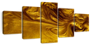 Gold Liquid Wall Art