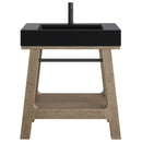 James Martin Auburn 31.5" Single Console Vanity, Weathered Timber