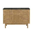 James Martin Laurent 48" Dual Mount Single Bathroom Vanity, Light Natural Oak