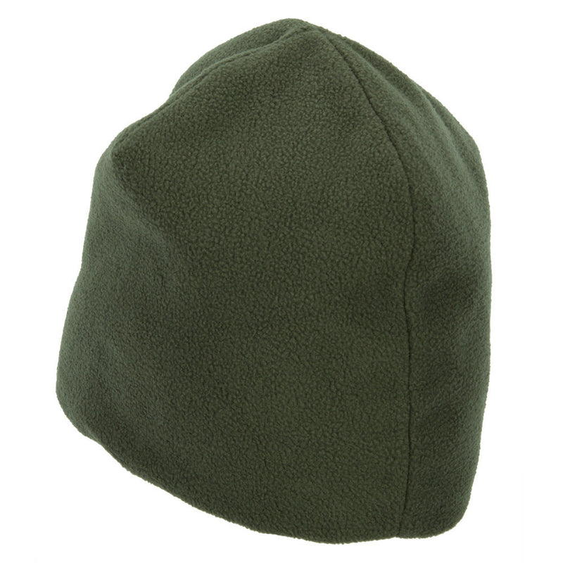 Big Size Vertical Seam Polyester Fleece Short Beanie