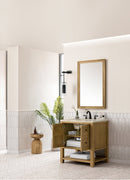 James Martin Breckenridge 30" Single Bathroom Vanity, Light Natural Oak