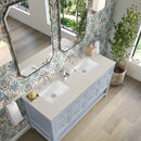 James Martin Breckenridge 60" Double Bathroom Vanity, Serenity Blue