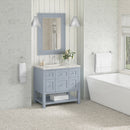 James Martin Breckenridge 36" Single Bathroom Vanity, Serenity Blue