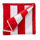 Cotton Velour Cabana Stripe Beach Towel - Novia Collection by Great Bay Home