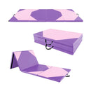 10 Feet x 4 Feet x 2 Inch Folding Exercise Mat with Hook and Loop Fasteners by LJGDeals