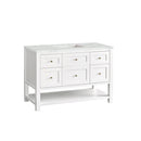 James Martin Breckenridge 48" Single Bathroom Vanity, Bright White