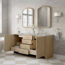 James Martin Gracyn 72" Double Bathroom Vanity, Coastal Driftwood